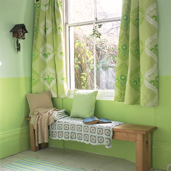 Green living room