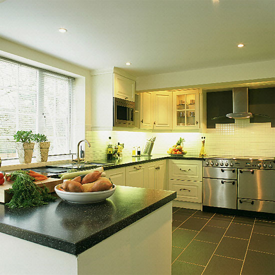 Monochrome kitchen