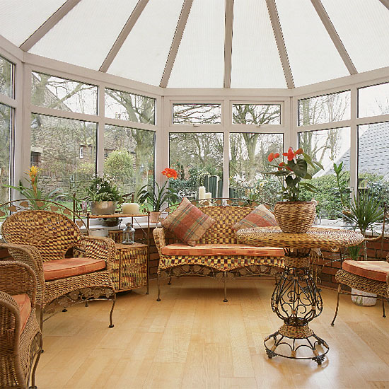 Wooden conservatory