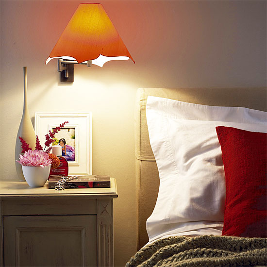 Soft bedroom lighting