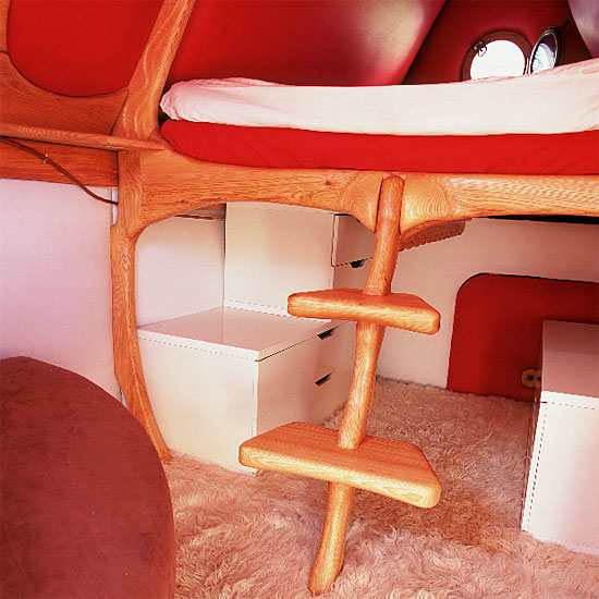 Space-saving pod bedroom