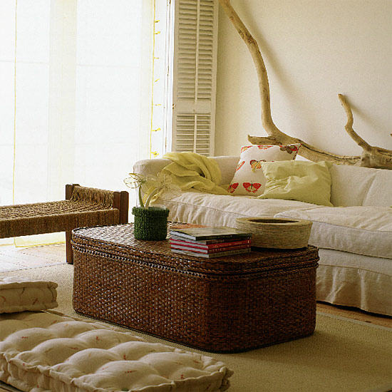 Natural living room | Decorating ideas | housetohome.co.uk