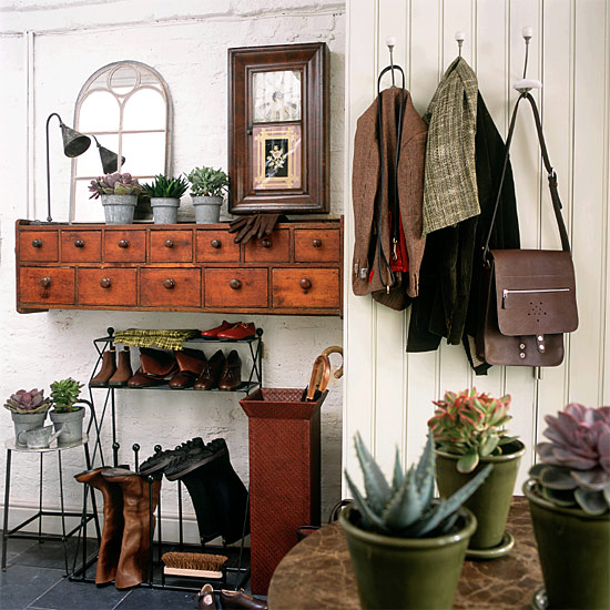 Cloakroom utility storage