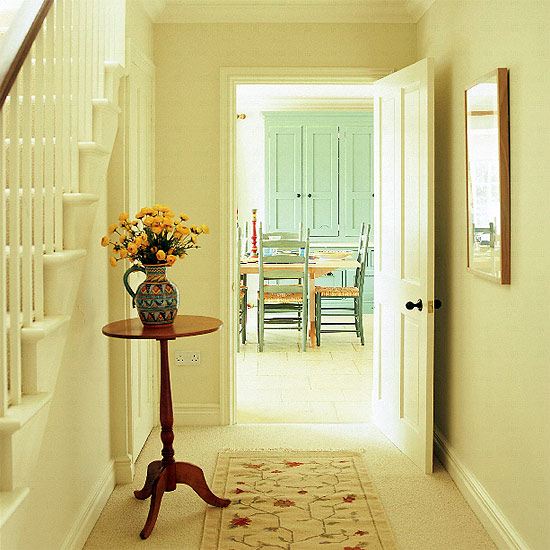 Cream Hallway - Ideal Home