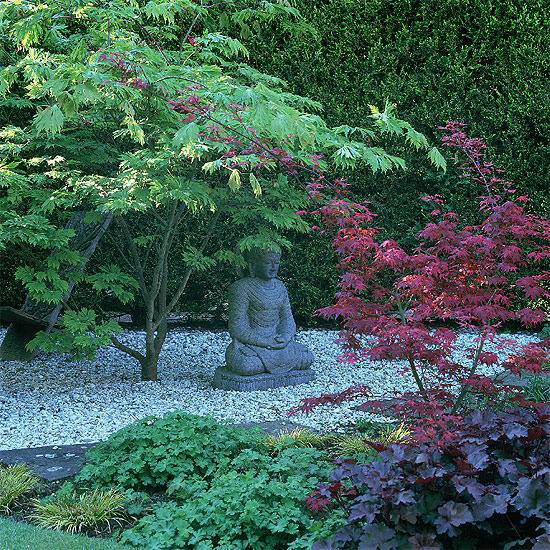 Eastern-style garden