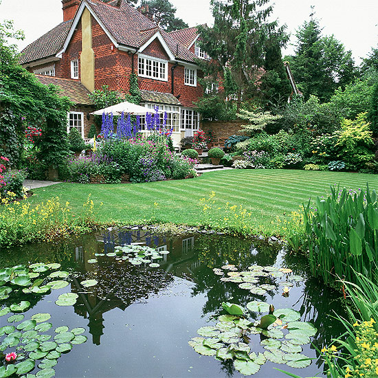 Pond and established borders