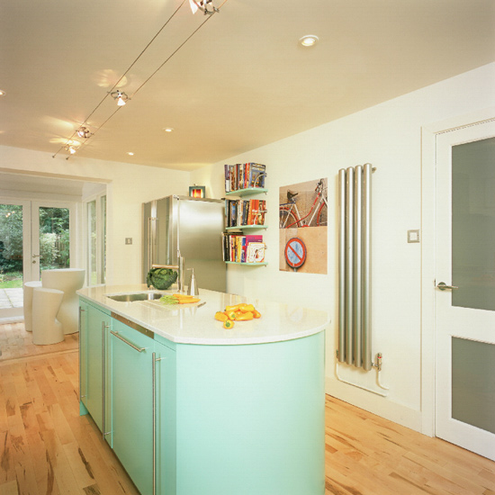Contemporary kitchen island