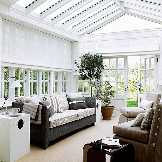 Natural textured conservatory  