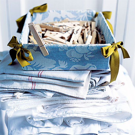 Decorative utility room peg box