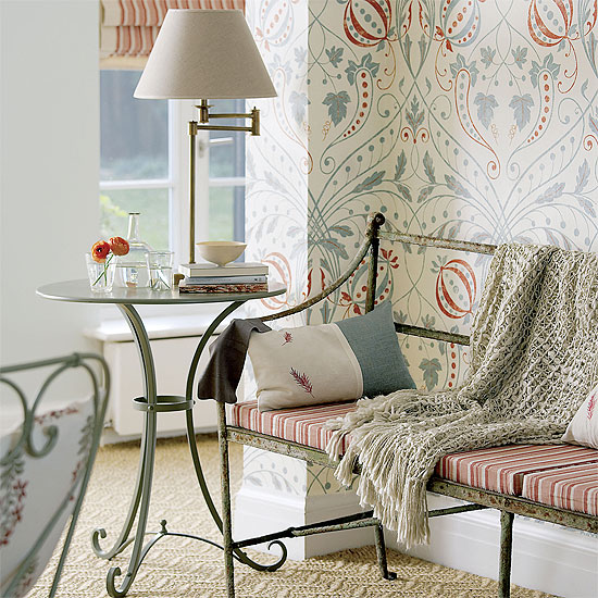 French-style garden room detail