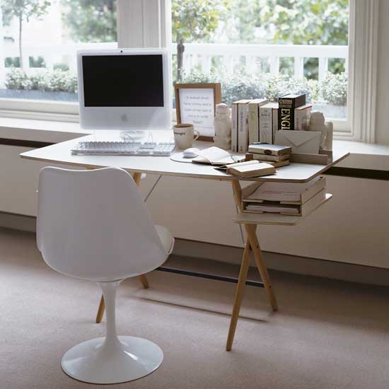 Contemporary home office  Office furniture  Decorating 