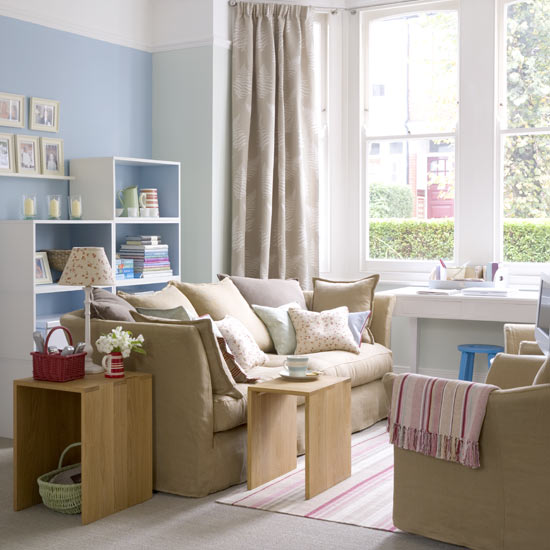 Pastel living room  Living room furniture  Decorating ideas  Image 
