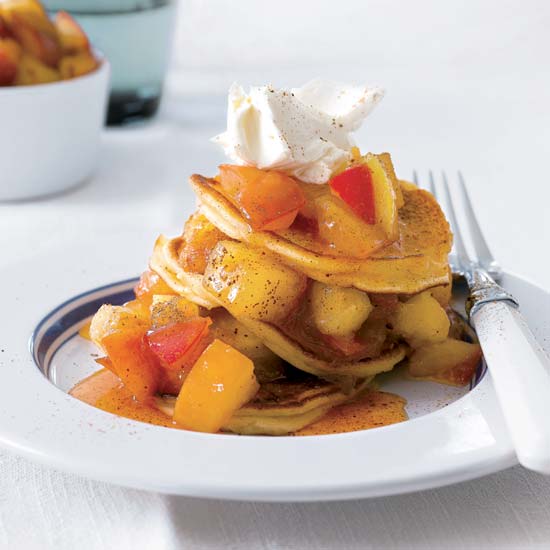 These pancakes would make a rich and decadent brunch