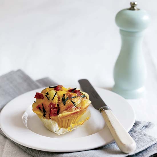Freshly made, these muffins taste as good as they look