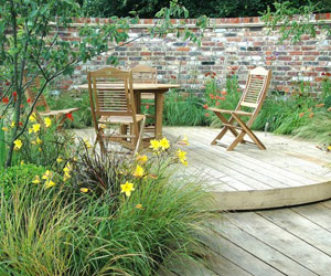Create an entertainment area with decking