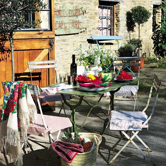 French farmhouse patio