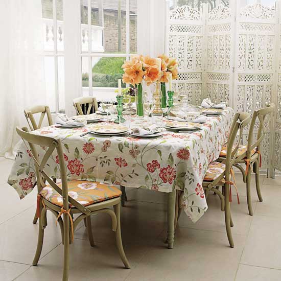 White and apricot conservatory