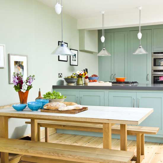 Mint kitchendiner  housetohome.co.uk