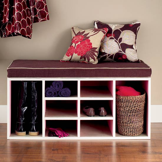 Kick off your shoes and store them away out of sight