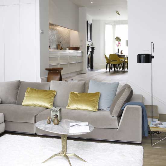 Open-plan living room Open-plan living room - housetohome
