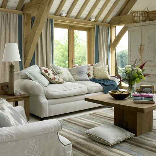 Barn-style living room | housetohome.co.uk