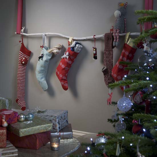Hang stockings without a fireplace High-impact, low-effort Christmas decorating | Christmas decorating ideas | Christmas | PHOTO GALLERY | Livingetc