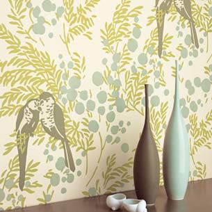 Mirabel wallpaper from Romo Mirabel wallpaper | Bird wallpaper | Wallpaper design ideas | Wallpaper | PHOTO GALLERY | Housetohome.co.uk