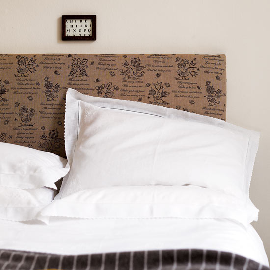Add chic graphic fabric | Decorate with letters | Decorating Ideas | PHOTO GALLERY | Housetohome.co.uk