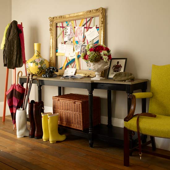 Country house style hallway