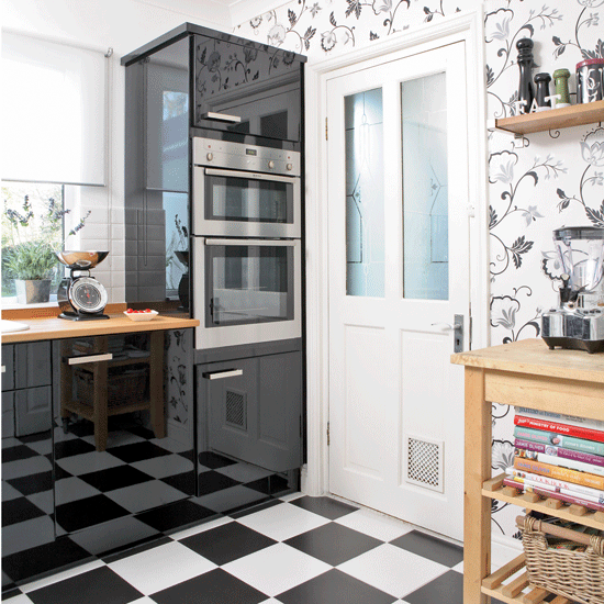 Stylish gloss kitchen | Kitchen colour schemes | Kitchen ...