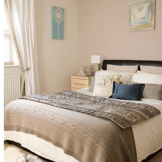 Calming bedroom | Neutral bedroom ideas | Bedding | housetohome.co.uk