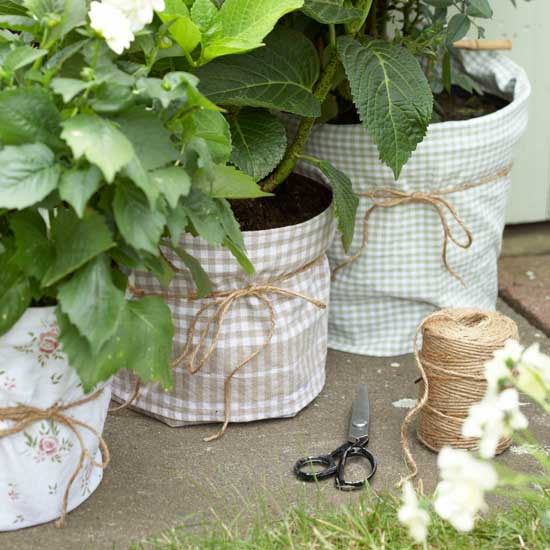 Decorative pot covers | Garden idea | Country garden | PHOTO GALLERY | Housetohome.co.uk