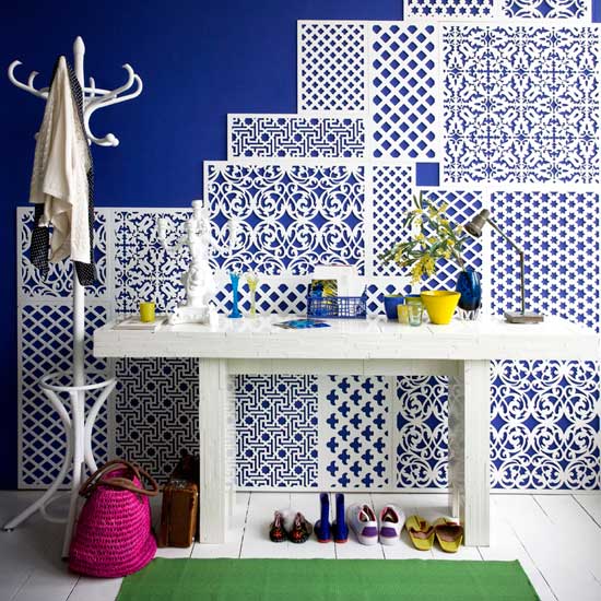 Build a pattern with panelling Build a pattern with panelling | Transform your walls | Home ideas | PHOTO GALLERY | Housetohome.co.uk