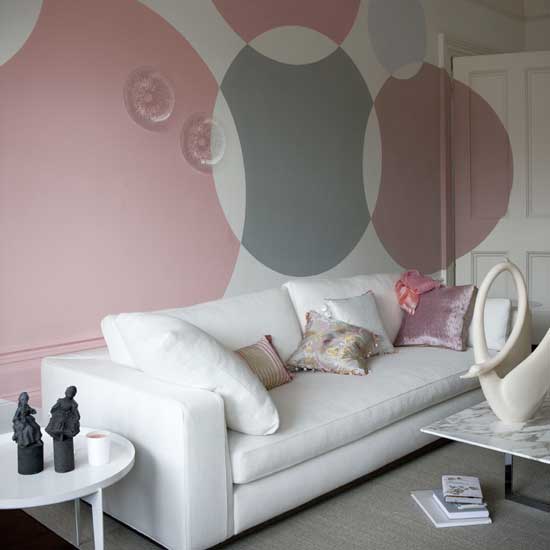 Paint statement circles Paint statement circles | Transform your walls | Home ideas | PHOTO GALLERY | Housetohome.co.uk