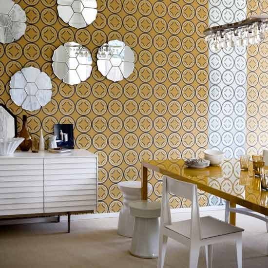 Hang multicoloured wallpaper Multicoloured wallpaper | Transform your walls | Home ideas | PHOTO GALLERY | Housetohome.co.uk