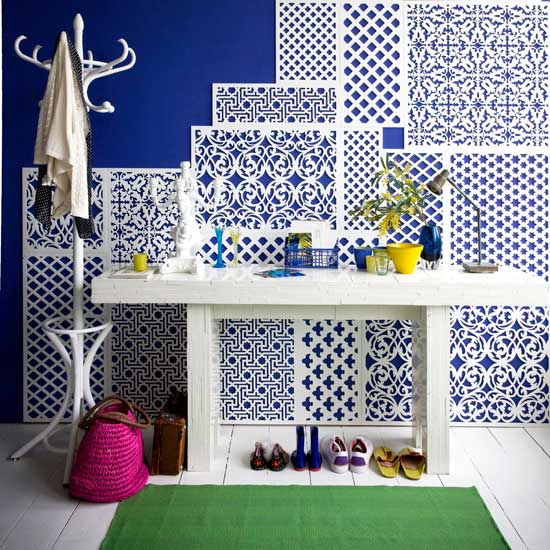 Geometric hallway | Hallways | Modern designs | Decorating ideas | PHOTO GALLERY | Housetohome.co.uk