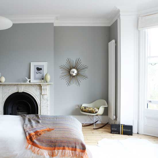Retro grey bedroom Restored Victorian villa | Home design ideas | PHOTO GALLERY | Housetohome.co.uk