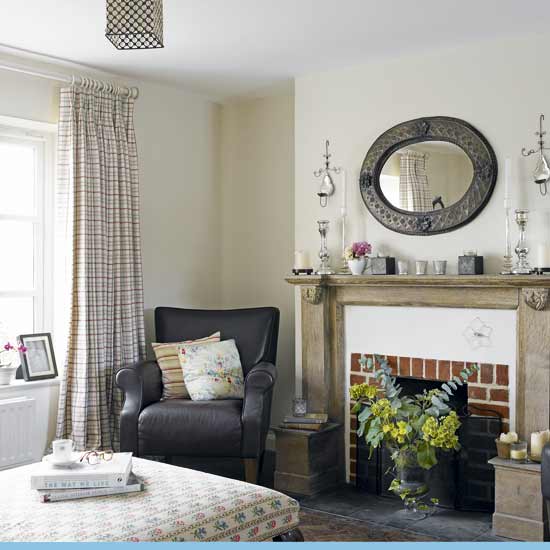Rustic country living room 