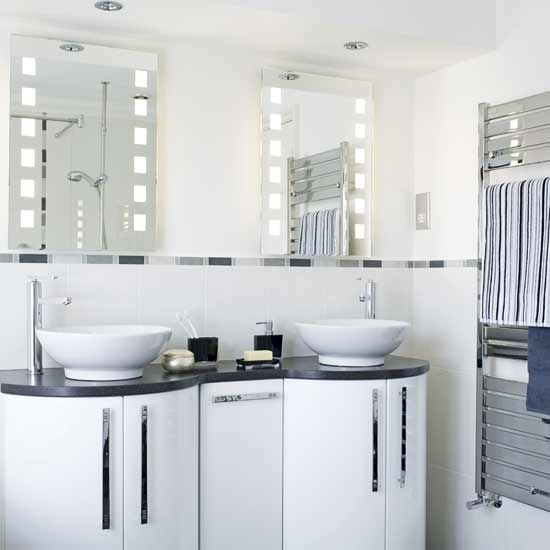 Twin basin units | Bathroom decorating ideas | Bathrooms | Bathroom ideas | PHOTO GALLERY | Housetohome.co.uk