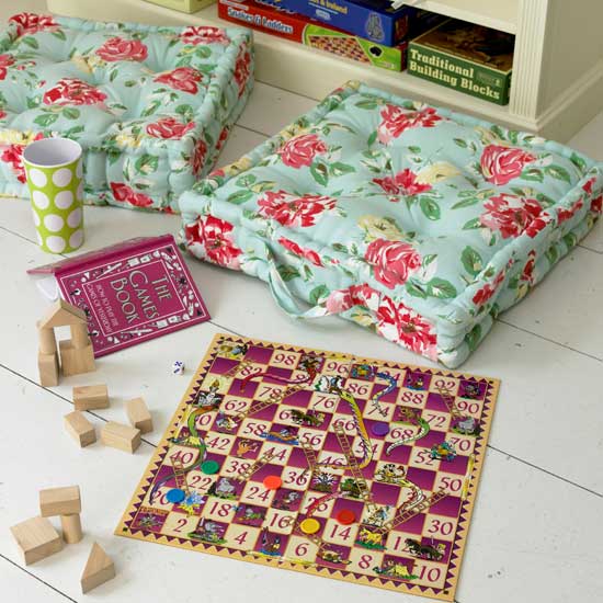 Add comfort with floor cushions | Summer holidays with the kids | Kid's games | PHOTO GALLERY | Housetohome.co.uk