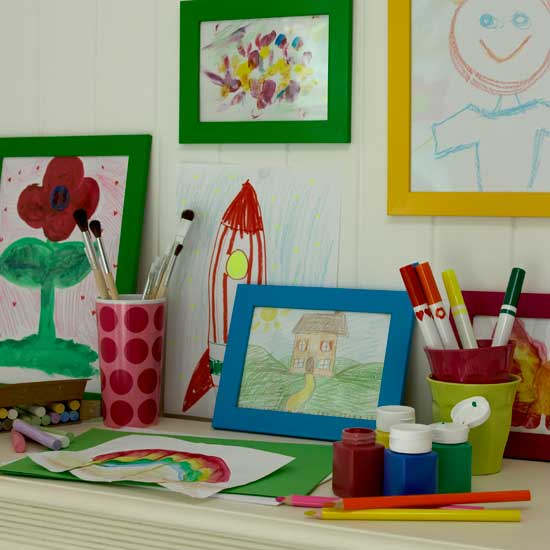 Create a creative corner | Summer holidays with the kids | Kid's games | PHOTO GALLERY | Housetohome.co.uk