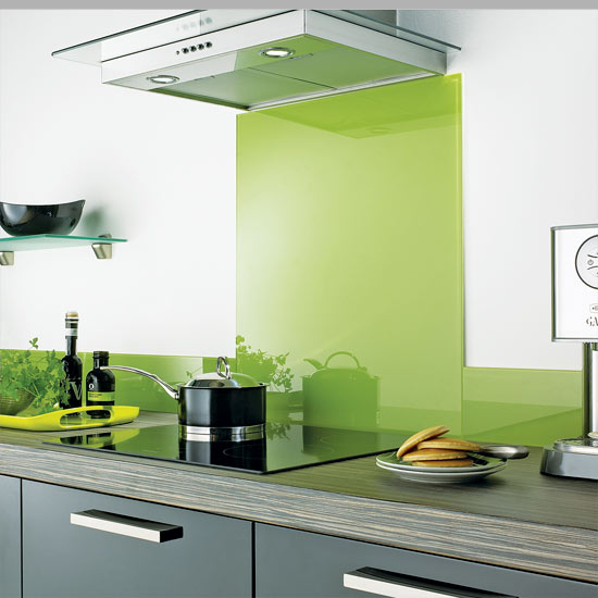 Lime splashback from CP Group | Kitchen splashbacks | Kitchen ...