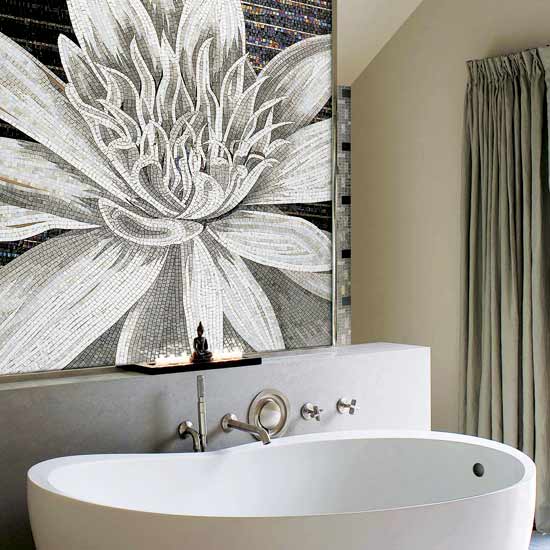 Mosaics breathe life into dull bathrooms