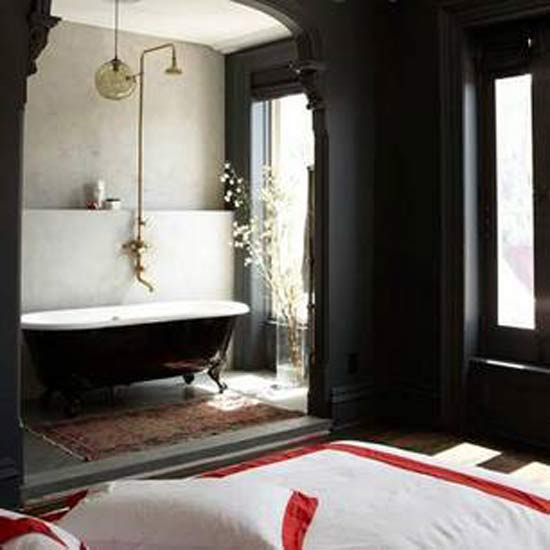 Vintage en-suite bathroom Hallway | New York room design | PHOTO GALLERY | Housetohome.co.uk
