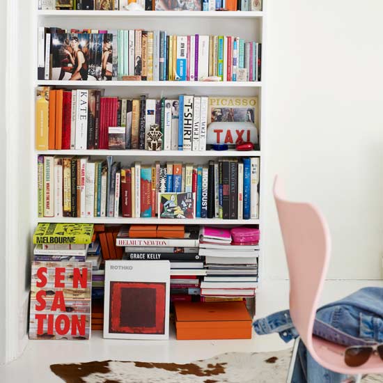 Organised office Living room | Home storage solutions | Alcove storage | PHOTO GALLERY | Housetohome.co.uk