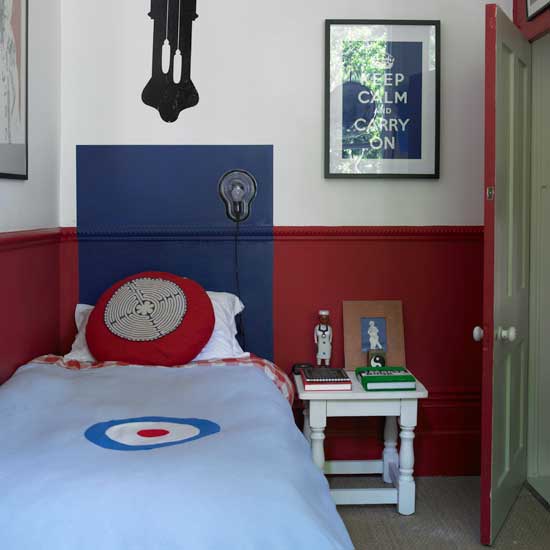 Classic red and blue boys39; bedroom  Boys bedroom ideas 