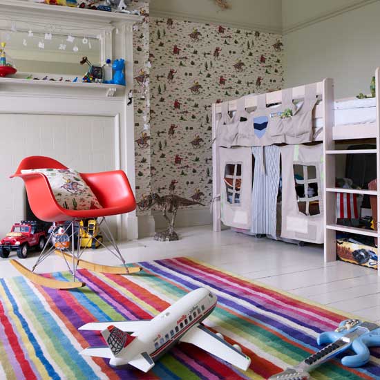 Boy's bedroom with castle bed | Boys' bedrooms | Boys' bedroom ideas | Children's rooms | PHOTO GALLERY | Housetohome.co.uk