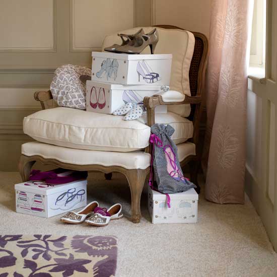 Stash away your shoes Shoe storage boxes | Dressing room ideas | Bedroom designs | Bedroom storage | PHOTO GALLERY | Housetohome.co.uk
