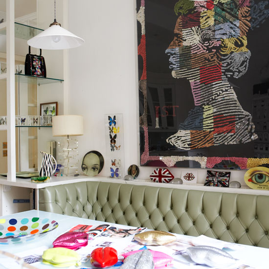 Eclectic dining room Quirky dining room | Lulu Guinness | Victorian terrace | Decorating ideas | PHOTO GALLERY | Housetohome.co.uk