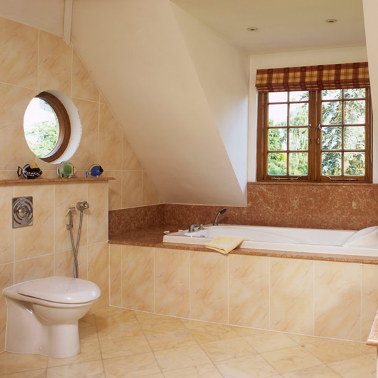 Luxurious attic bathroom | Attic bathroom | Bathroom | PHOTO GALLERY | Housetohome.co.uk